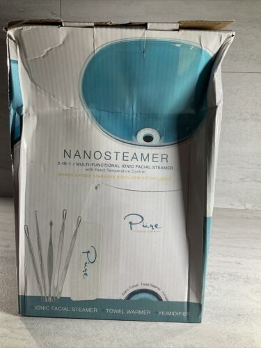 NanoSteamer Large 3-in-1 Nano Ionic Facial Steamer with Precise Temp... (6922753966263)